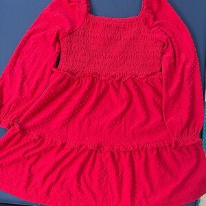 Crewcuts Vibrant Red Dress